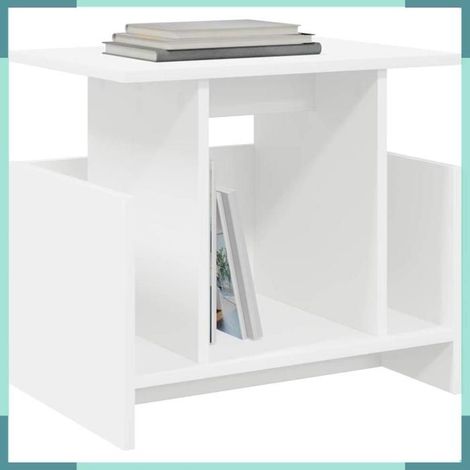 Meuble TV - 891001 - Blanc - Bois d'ingénierie - 50 x 35 x 45 cm (1/5)