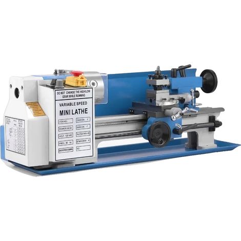 Mini Tour, Fonctionnement à Grande Vitesse, Usinage Métallique Polyvalent, 220V (1/5)