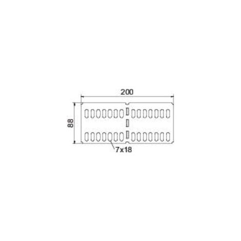 OBO Bettermann Längs- und Winkelverbinder RUVK 100 FS horizontal