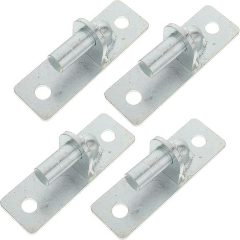 Lot de 4 charnières métalliques pour portes de cabanon