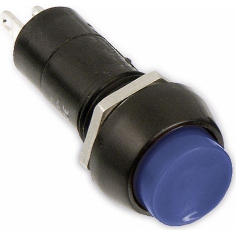 Einbau-Drucktaster PBS-11C, rund, blau