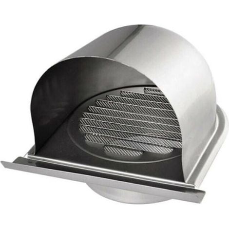 Grille D Aeration - Grille De Hotte - 150 Mm - Acier Inoxydable - Filet Anti Insectes - Exterieur - Cuisine - Ventilation - 1 Piece (1/5)