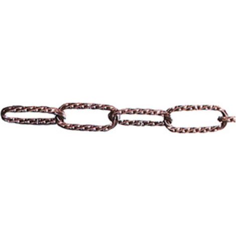 15MT CATENA LAMPADARI RITORTA BRONZATA MM. 3,5 (1/2)