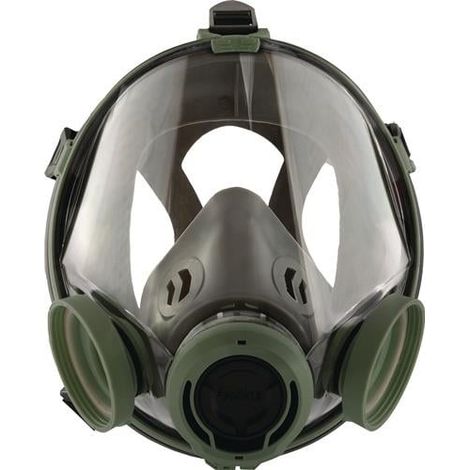 Mascarilla de  protección respiratoria  C  702/TWIN  (Clase 3)  DIN EN  136 Cl.3,  DIN EN  136,  sin filtro. (1/3)