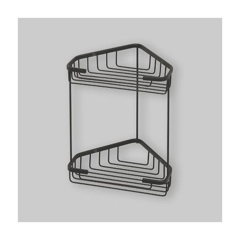 Gedy Porta Oggetti Box Doccia Augustus Nero Doppio (1/5)