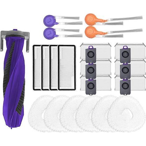 Filtre pour aspirateur brosse pour aspirateur Filtre de brosse pour aspirateur filtre de Narwal Freo Z10 Ultra YJCC025 Robot Aspirateur pièce détachée Main Side Brosse Serpillière HEPA Filtre Sac à po (1/5)