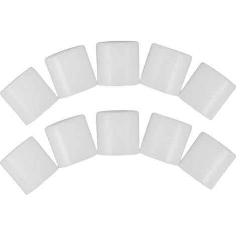 Embouts de pieds meubles 16 mm, lot 10, inserts ronds antidérapants en plastique pour étagères à (1/5)