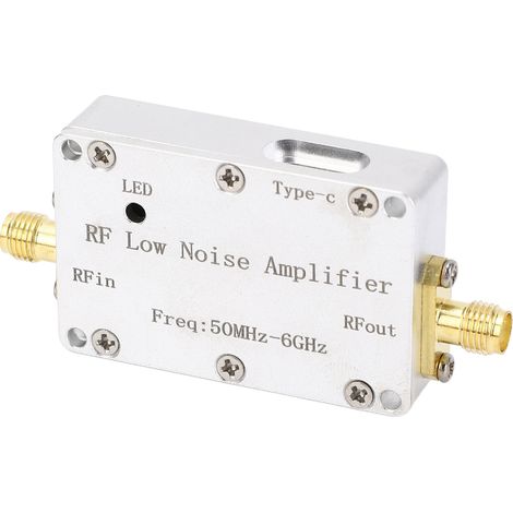 Module récepteur RF faible bruit 30dB 50MHz-6GHz, commutateur HF couvrant bandes VHF UHF S L C B, alimentation unique 5V (1/5)