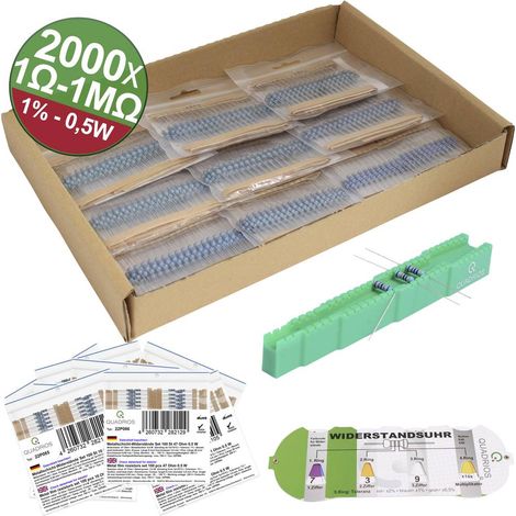 Quadrios 23P130 23P130 Resistenza a film metallico assiale 0411 0.5 W 1 % 2000 pz. (1/5)