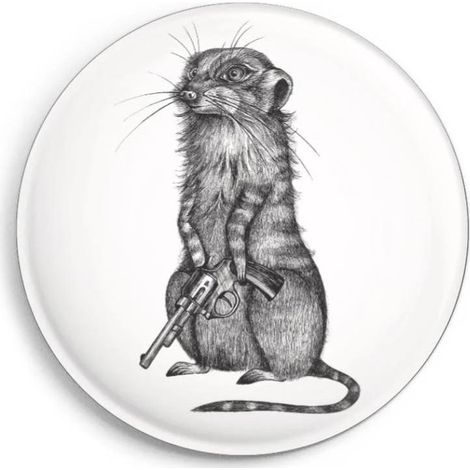 Johnny Pistol Meerkat Magnet