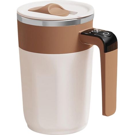 Elektrischer Rührbecher 400 ml elektrischer automatischer Rührbecher Automatischer Rührbecher aus Edelstahl tragbarer elektrischer für Kaffee und (1/5)