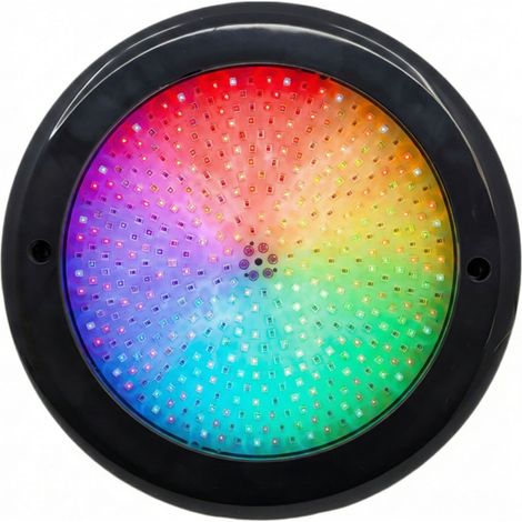 Foco LED Piscina Superficie Warmpool 35W RGB 24cm ABS Resina