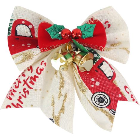 Lazo Navideño - Para Árbol De Navidad Y Decoración De Regalos - 1 Unidad (1/5)