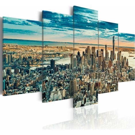 Tableau ny ville de rêve - 200 x 100 cm (1/4)