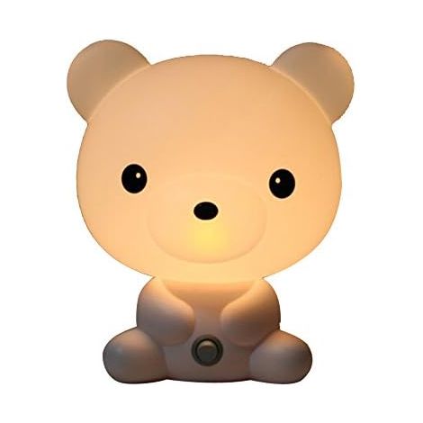 MINKUROW Animal Lámpara De Mesa Dormitorio Infantil Lámpara De Noche Led Lámpara De Escritorio De Luz Nocturna-B (1/2)