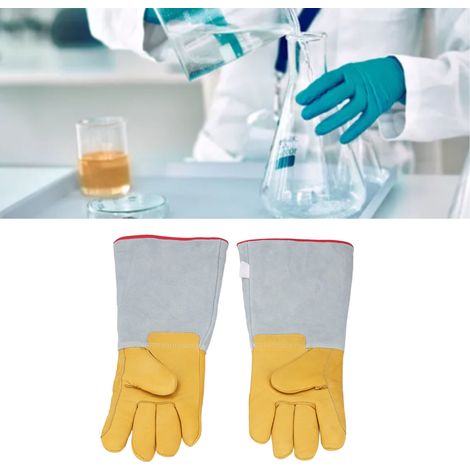 45 cm lange, kältebeständige Handschuhe für flüssigen Stickstoff, Gasfüllhandschuhe für Kühlräume, Erfrierungsschutzhandschuhe, Kälteschutzhandschuhe für LNG im Labor (1/5)