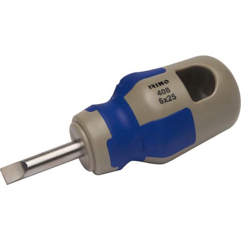 IRIMO - Tournevis pour vis à fente extra-court - Pointe: 1,2 X 6mm - Lame: 25 mm (1/2)