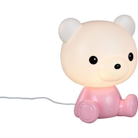 HOPPER LAMPADA DA TAVOLO ORSO ROSA H26 (1/5)