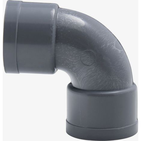 Coudes PVC 87°30 Jardibric Femelle Femelle Raccords d'évacuation Ø32