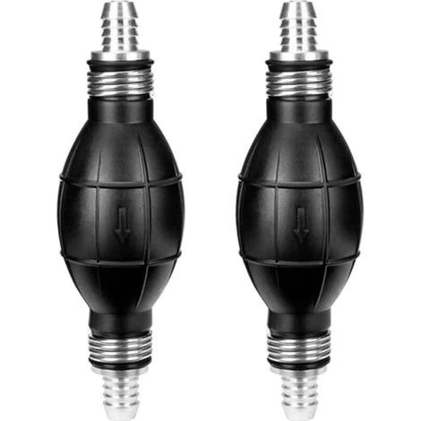 2 Pièces 12mm Poire D'Amorcage Carburant Pompe à Main Transfert Liquide l'eau Pompe à Tuyau de Siphon Essence Gaz Aquarium Pomp (1/4)