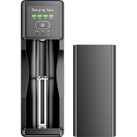 Boîte de chargeurs de Batterie à Rapide pour 10400 14500, Plusieurs Tailles de Lithium avec coupures automatiques Lors du Chargement Complet du boîtier d ' Alimentation USB (1/5)
