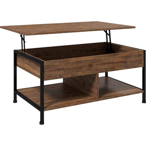 Table basse COOPER marron et noire