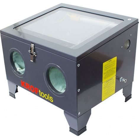 CABINE DE SABLAGE 90L A AIR COMPRIME KROFTOOLS (1/4)