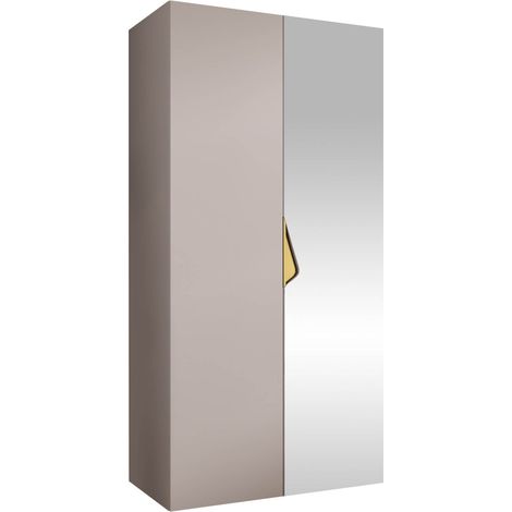 Armario Hartford 623, Cachemira, 202x100x52cm, Puertas de armario: Con bisagras, Número de estantes: 0 (1/5)
