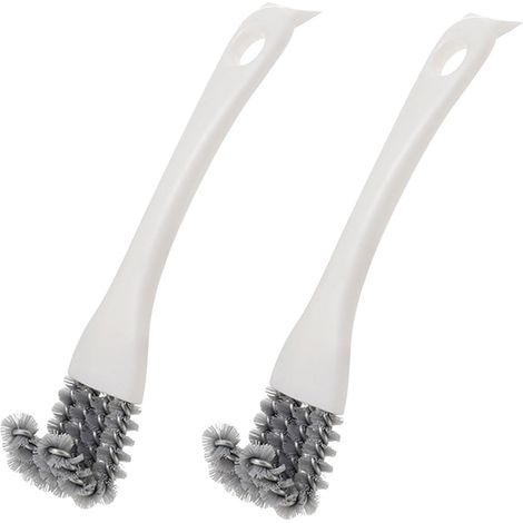 Brosse de Nettoyage Multifonctionnelle - 2pcs pour Barbecue, Cuisinière, Évier, Coin Mort et Grille avec Petite Tête (1/5)