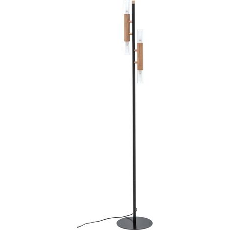 Zumaline MADERA Lampada da terra multibraccio, legno, 4x G9