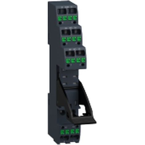 Zócalo PUSH-IN ZÓCALO RGZ para relés RXG2 - compatible con relés de 10A y 250V.