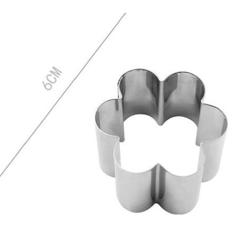 Kaela - Set 6 Pz Forme Per Dolci Biscotti A Fiore Stampini Decorazione Torte 6 Cm 98927 -