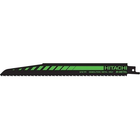 Hitachi 752021 lame de scie réciproque métallique 225 mm
