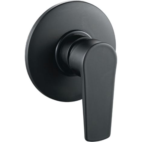 Miscelatore doccia da parete africa ad incasso ottone colore nero opaco bagno confezione 1