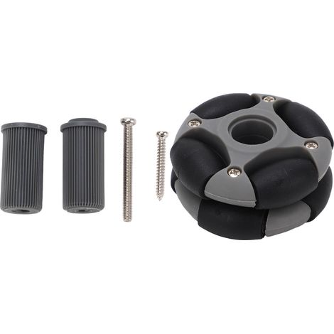 Roue omnidirectionnelle double rangée 48mm pour robots, roue multidirectionnelle de rechange 14036, idéale industrie robotique. (1/5)