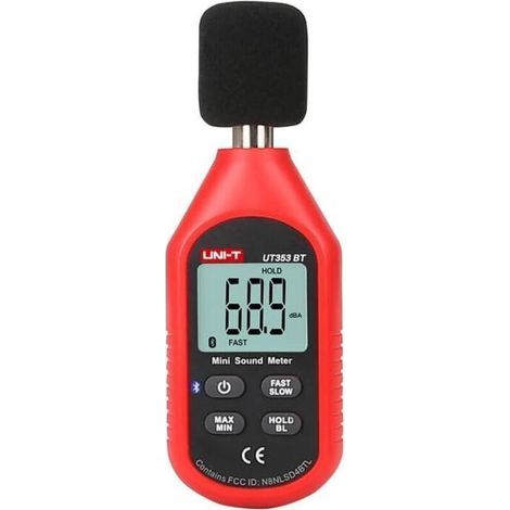 Trend Hygrometer UT353 UT353BT Bluetooth Schallpegel Digitaler Geräuschmesser 30-130 dB Professioneller Dezibelmonitor dB-Detektor (UT353), von DEBUNS (1/5)