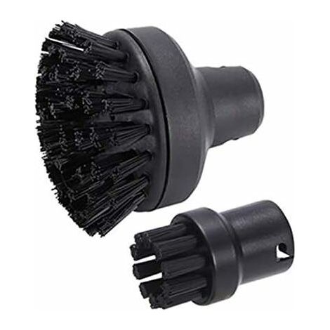 Grande brosse de nettoyage ronde pour nettoyeurs vapeur Kärcher SC1, SC2, SC3 et SC4, accessoire pour nettoyeur vapeur, brosse de nettoyage ménager (1/4)