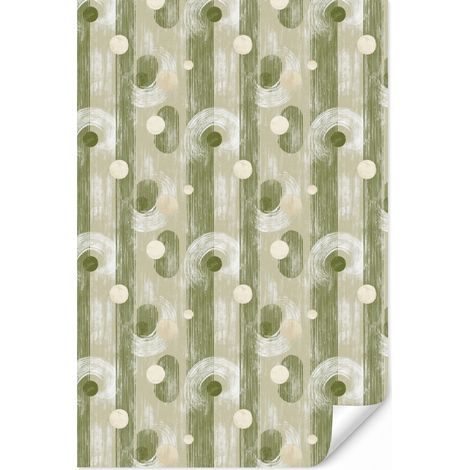 Carta da Parati Artistico - Moderno - Verde 140x220 cm (1/5)