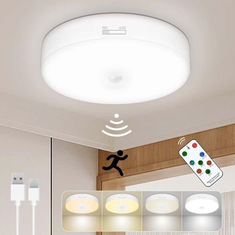 Lampe LED rechargeable pour meubles avec détecteur de mouvement et alimentation par batterie, idéale pour les armoires, les cuisines, les couloirs, les escaliers ou les meubles.-AquaForge (1/5)