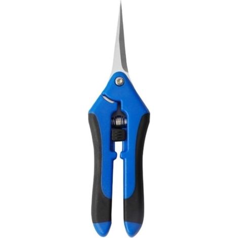 Ciseaux de jardinage for bonsaï, outil taille en métal domestique, coupe-main for la cueillette des fruits, mauvaises herbes(Blue)