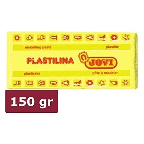 CAJA 15 PASTILLAS PLASTILINA 150 G - AMARILLO JOVI 7102