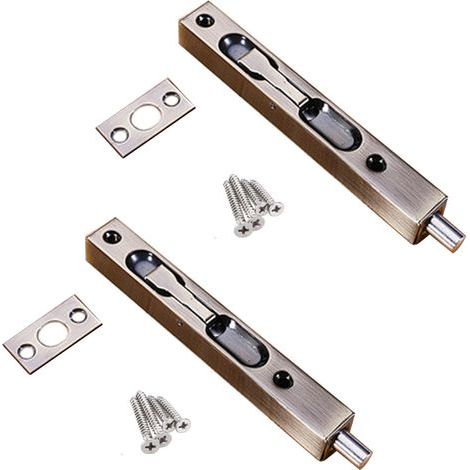 Einsteckschloss – Edelstahl 304 – Für doppelte Holzverbundtüren – 2er-Pack (1/5)