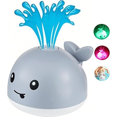 Upgraded Baby Toy, Baby Luminous Bath Toys, LED Water Sprinkler, Whale Shape Pool Toys (1/5)