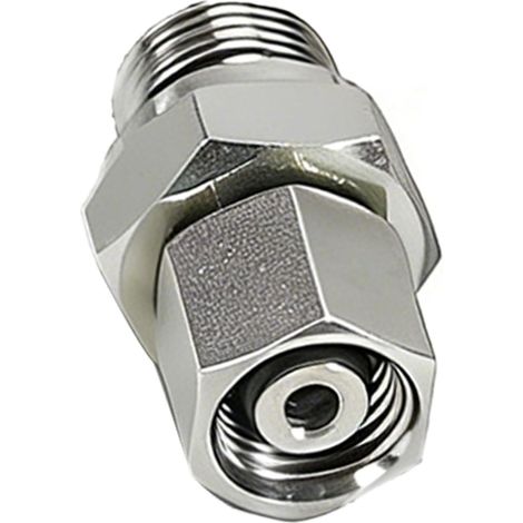 Hydraulic Flow Control Valve, Compatible with STB 0.8-2T Excavators, 3/8" Thread, 5-Pack  Precise Flow Control, Alloy Steel Excavator Valve (1/5)