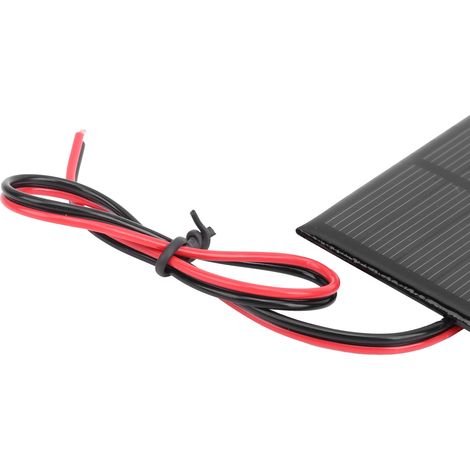 DC4V 160mA Epoxidharz-Solarpanel + 30cm rotes und schwarzes Kabel (1/5)