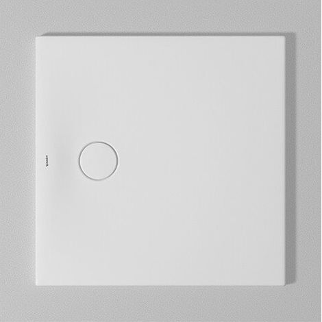 Bac à douche DU Tempano. carré 800x800mm. blanc