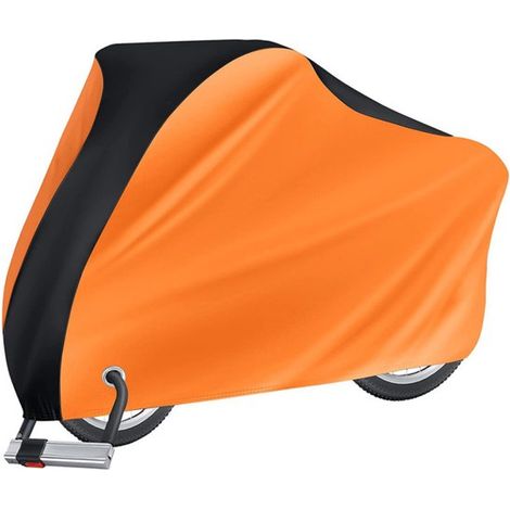 Fahrradabdeckung, Fahrradgarage mit Ösen für ein Schloss, hochwertige Oxford Qualität, wasserdichter Schutz vor Staub, Regen, Schnee und UV Strah (1/5)