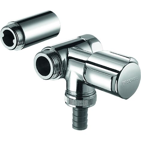 SCHELL NA-Válvula  COMFORT, RV  para baterías  murales, conexión  derecha, 3/4  pulgada, cromo (1/2)
