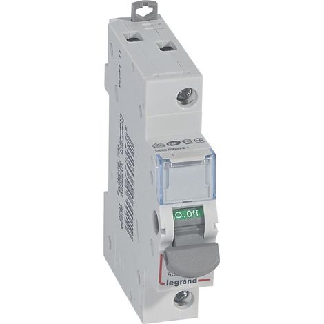 Lasttrennschalter DX³-IS 1P 250V 20 A 1 Modul. LEGRAND 406401