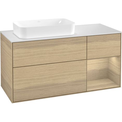 Villeroy & Boch F281PCPC Meuble sous-lavabo Finion F28